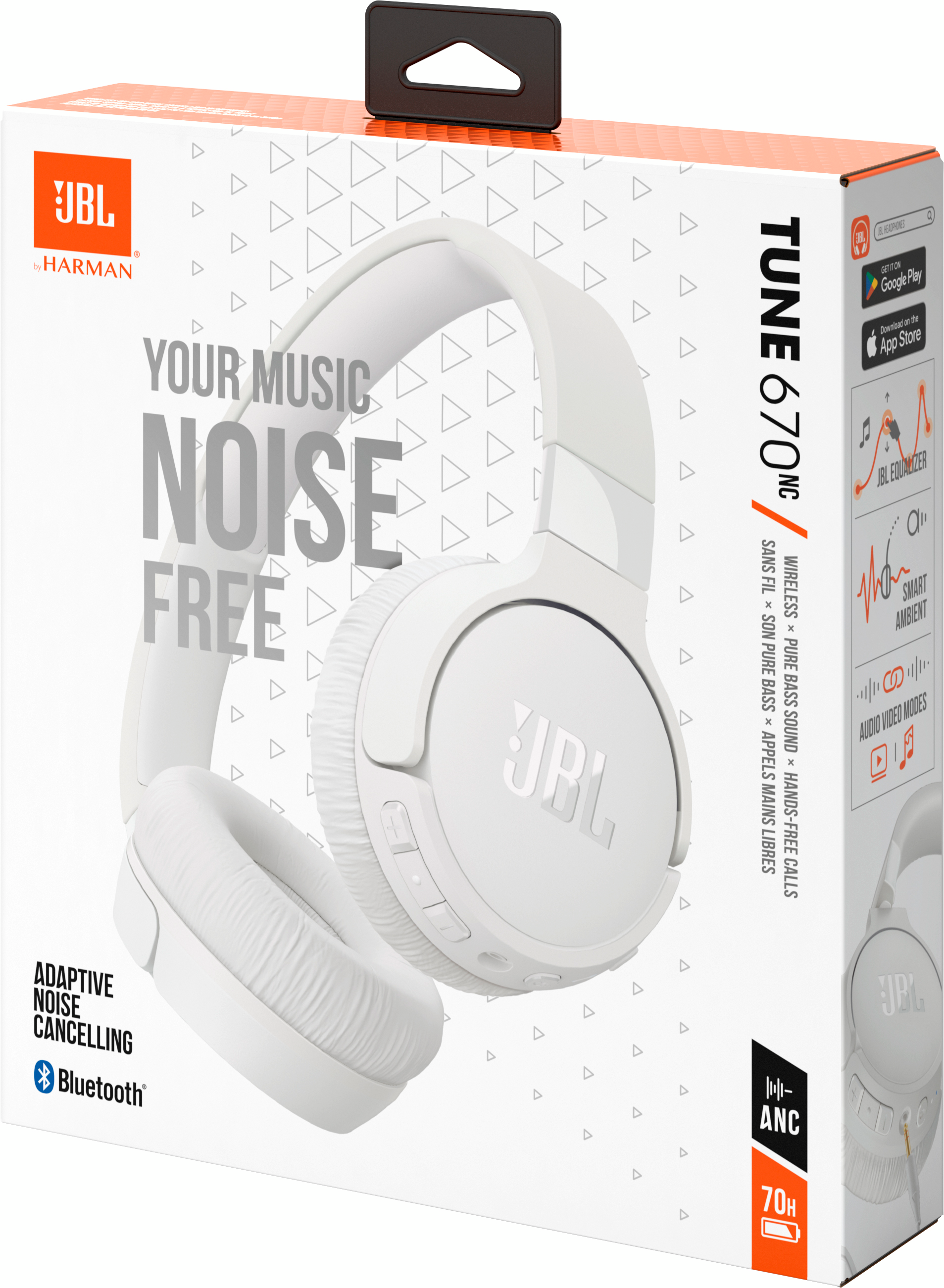 Наушники JBL Tune 670NC White (JBLT670NCWHT) фото 12