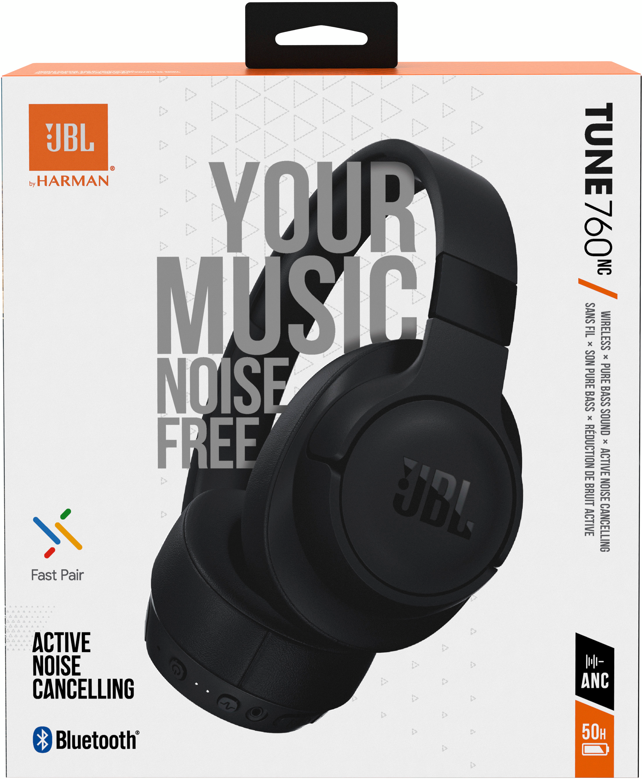 Навушники JBL Tune 760NC Black (JBLT760NCBLK)фото10