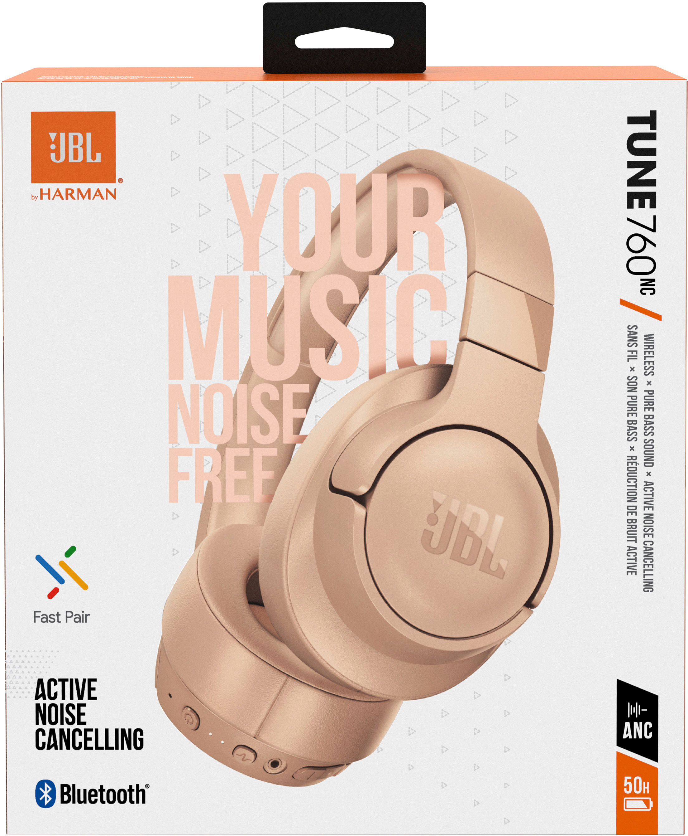 Наушники JBL Tune 760NC Blush (JBLT760NCBLS) фото 10