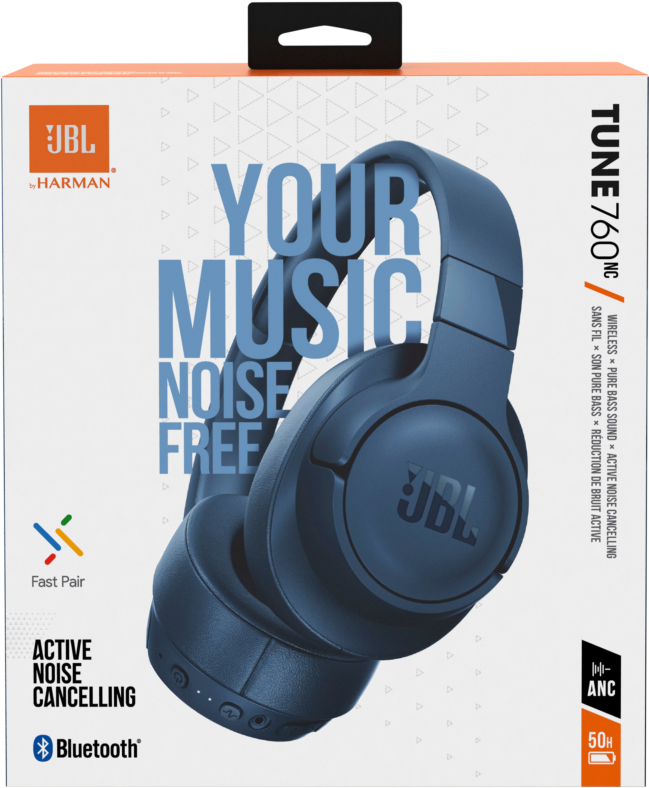 Навушники JBL Tune 760NC Blue (JBLT760NCBLU)фото10