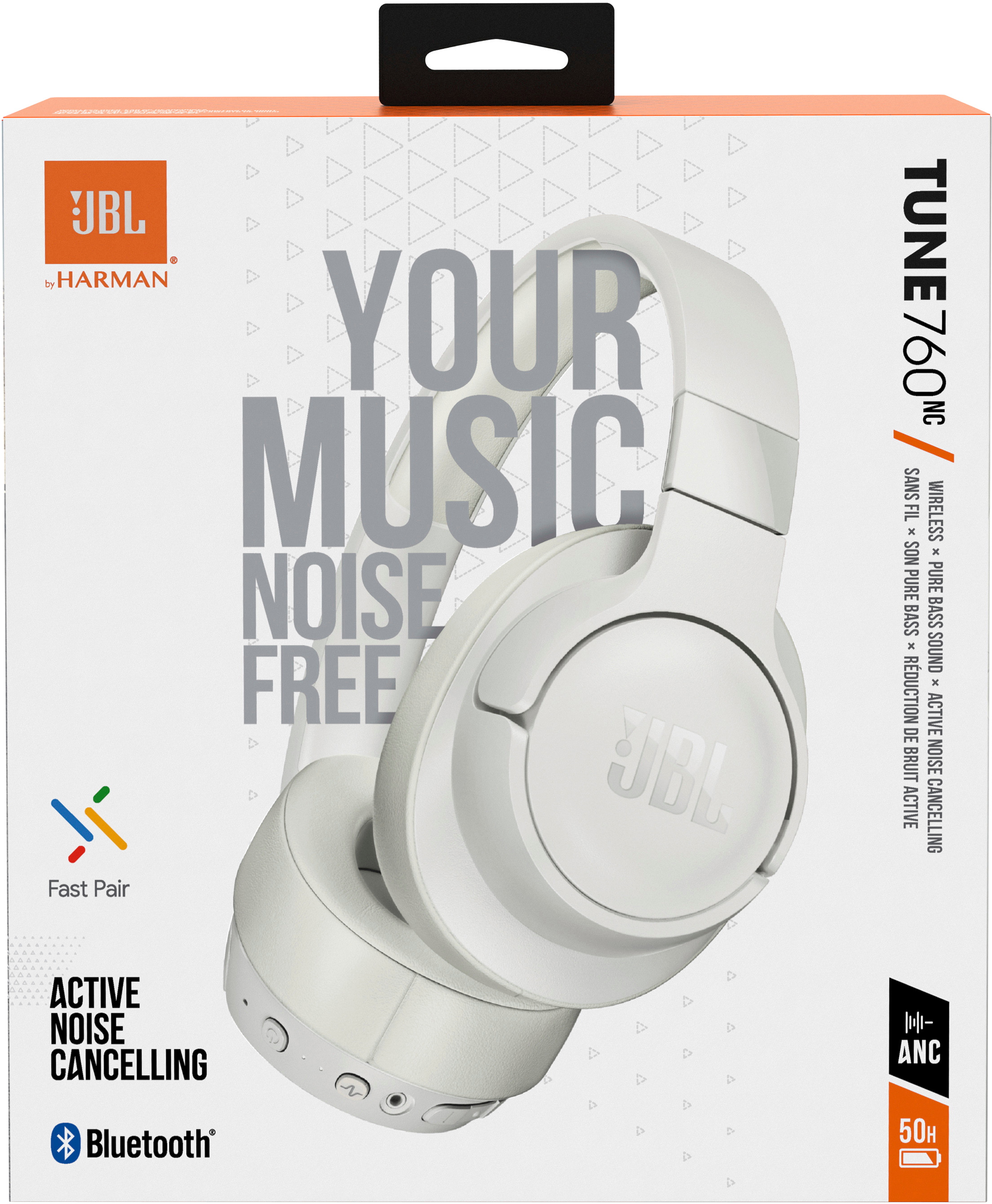 Наушники JBL Tune 760NC White (JBLT760NCWHT) фото 10