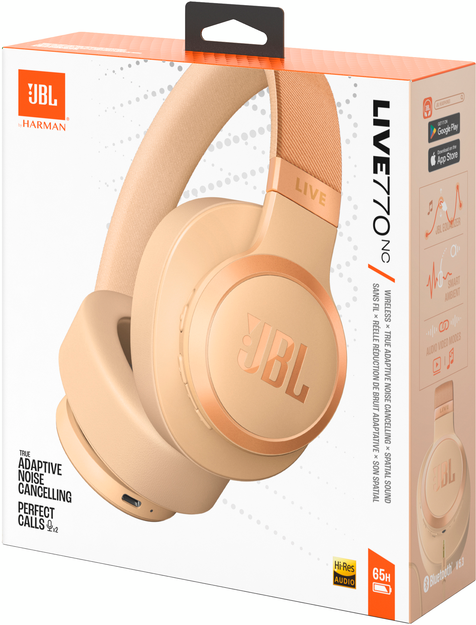 Навушники JBL Live 770NC Sandstone (JBLLIVE770NCSAT)фото13