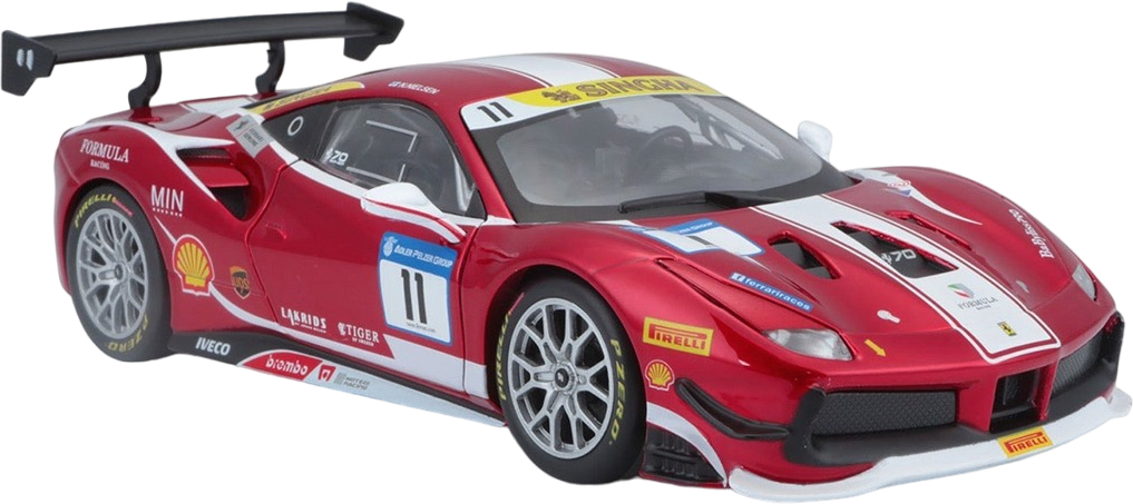 Автомодель Bburago Ferrari 488 Challenge (1:24), (18-26308) фото 5