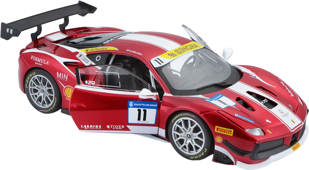 Автомодель Bburago Ferrari 488 Challenge (1:24), (18-26308) фото 7