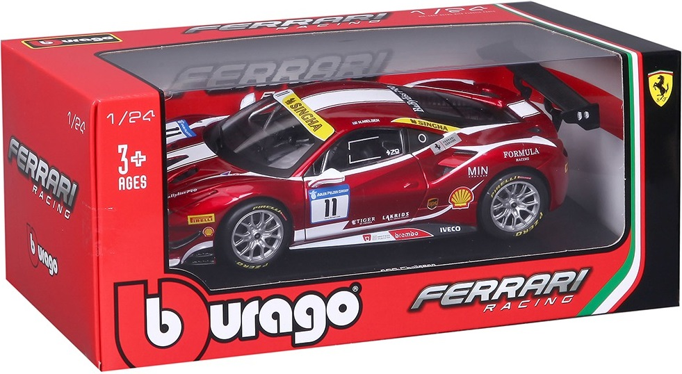 Автомодель Bburago Ferrari 488 Challenge (1:24), (18-26308) фото 10