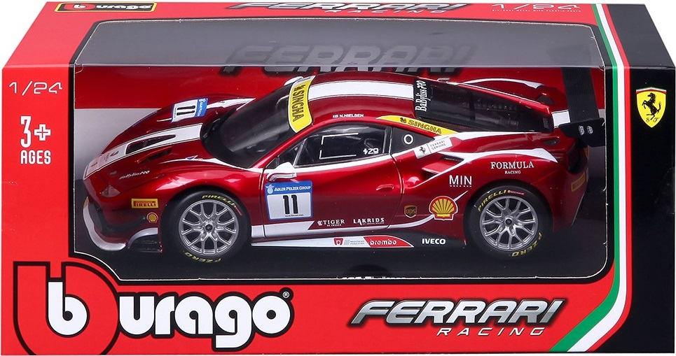 Автомодель Bburago Ferrari 488 Challenge (1:24), (18-26308) фото 11