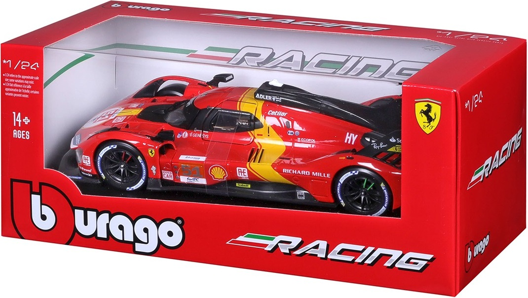 Автомодель Bburago Ferrari 499P LMH (1:24), (18-26309) фото 10