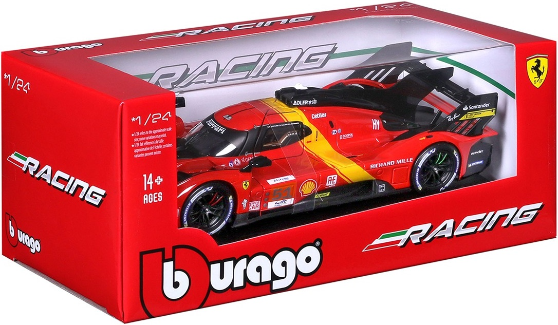 Автомодель Bburago Ferrari 499P LMH (1:24), (18-26309) фото 8