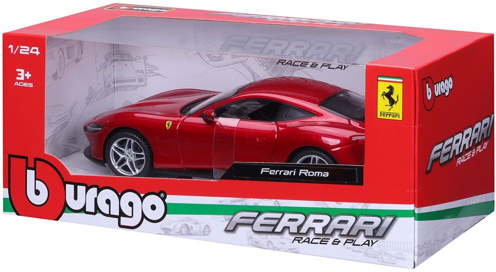 Автомодель Bburago Ferrari Roma (1:24), в ассортименте (18-26029) фото 25
