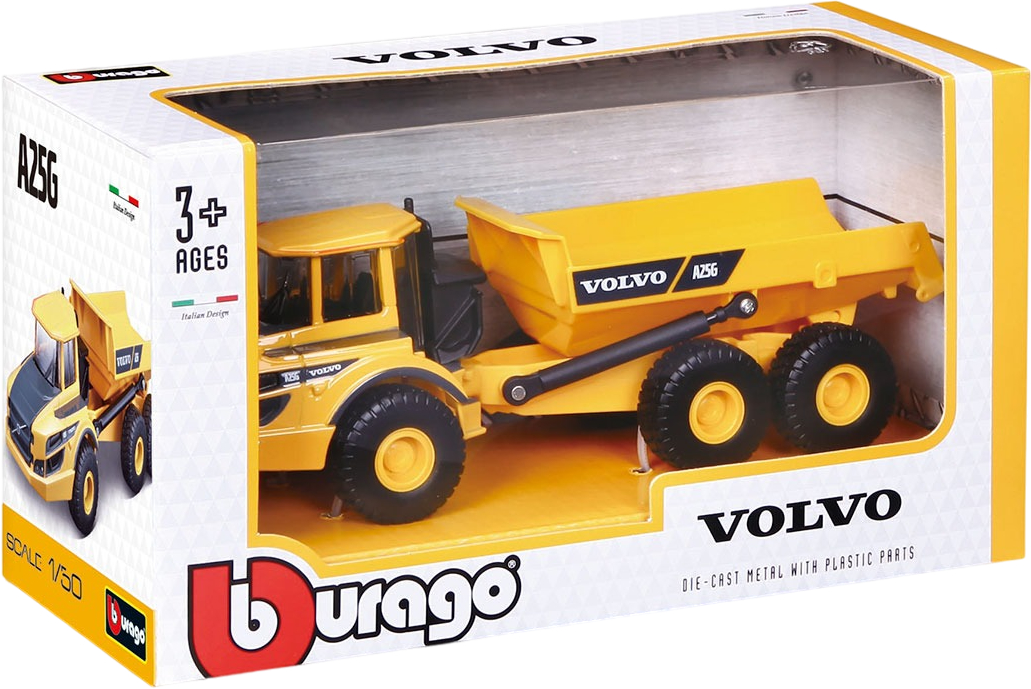 Автомодель Bburago Construction - Самосвал Volvo A25G (18-32085) фото 10