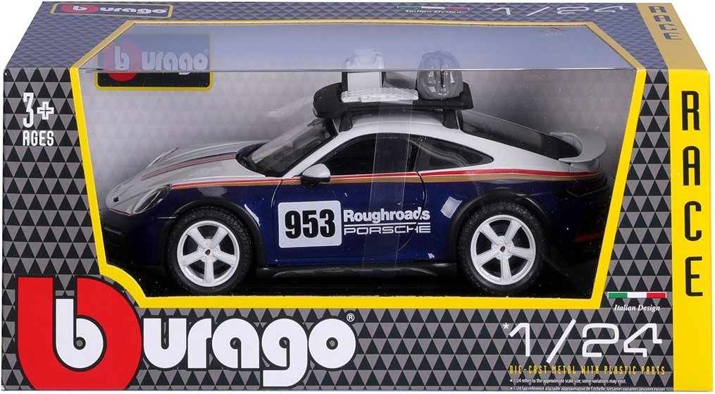 Автомодель Bburago Porsche 911 Dakar (1:24), (18-28029) фото 7