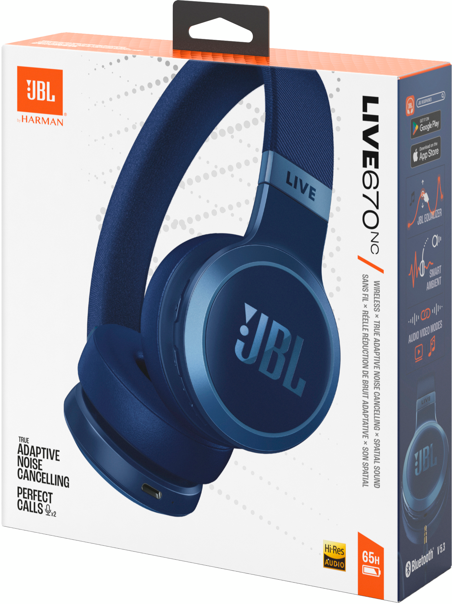 Навушники JBL Live 670NC Blue (JBLLIVE670NCBLU)фото11