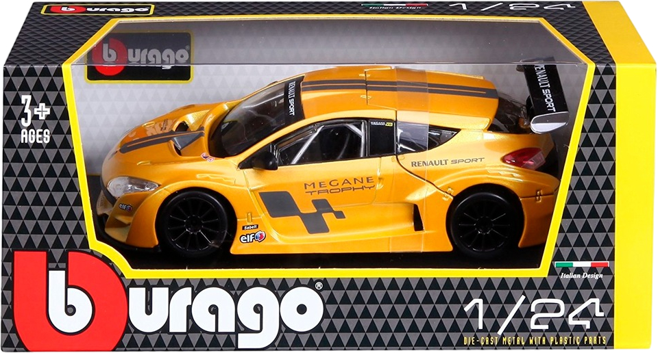 Автомодель Bburago Renault Megane (1:24), (18-22115) фото 7