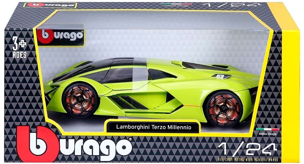 Автомодель Bburago Lamborghini Terzo Millennio (1:24), (18-21094) фото 9