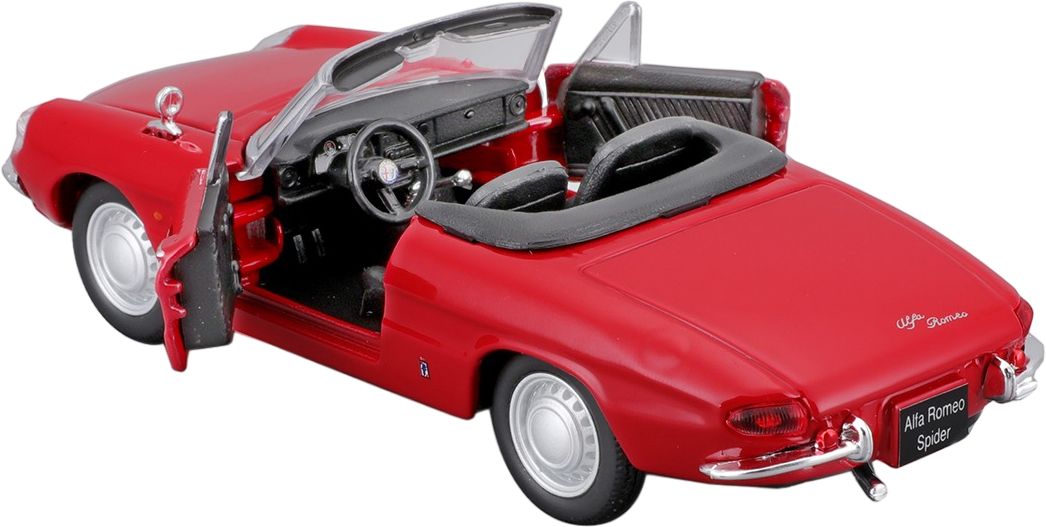 Автомодель Bburago Alfa Romeo Spider 1966 (1:32), (18-43047) фото 5