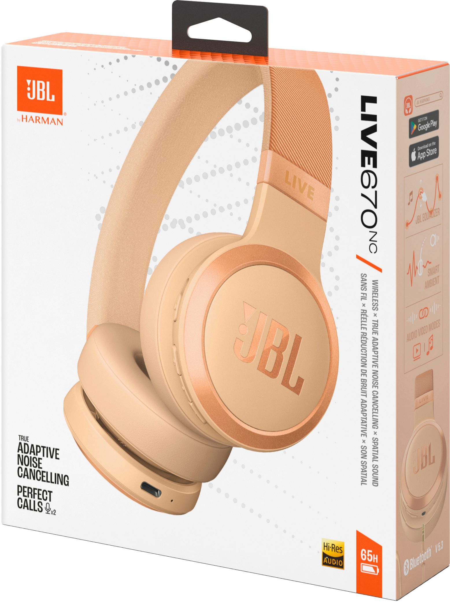 Наушники JBL Live 670NC Sandstone (JBLLIVE670NCSAT) фото 11