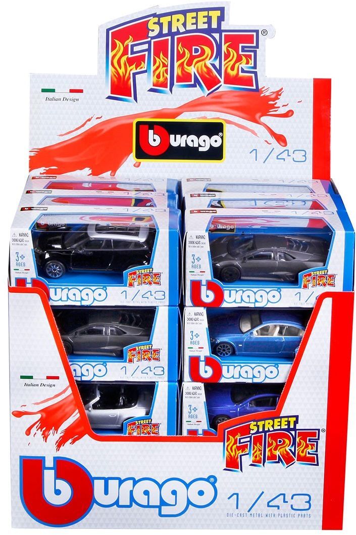 Автомодель Bburago в червоному диспенсері (1:43) в асортименті (18-30010R)фото3