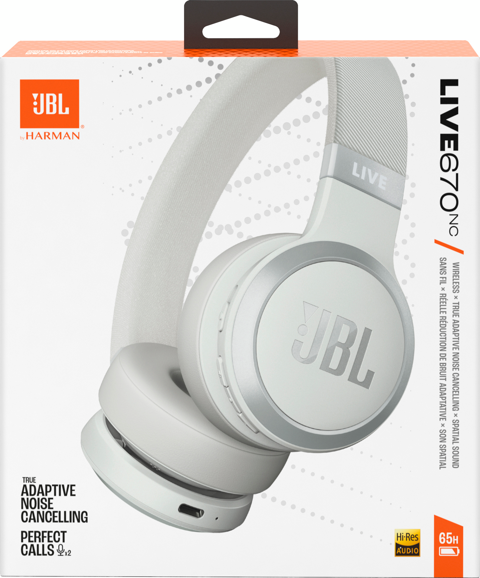 Наушники JBL Live 670NC White (JBLLIVE670NCWHT) фото 10