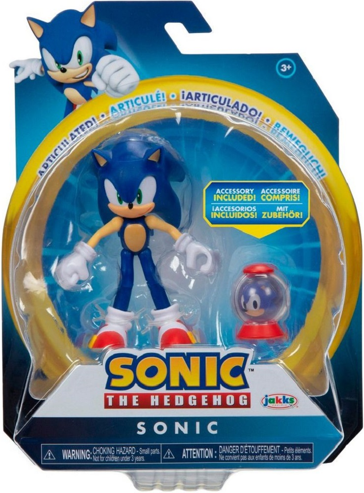 Игровая фигурка с артикуляцией Sonic The Hedgehog Соник (10 см), (41678i-GEN) фото 5