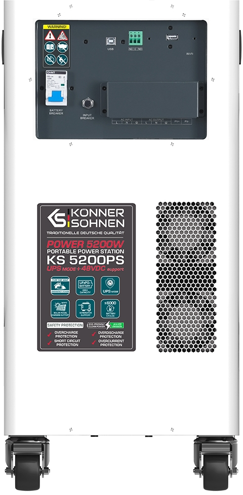 Портативная электростанция Konner&Sohnen KS 5200PS, 5200Вт (KS5200PS) фото 7