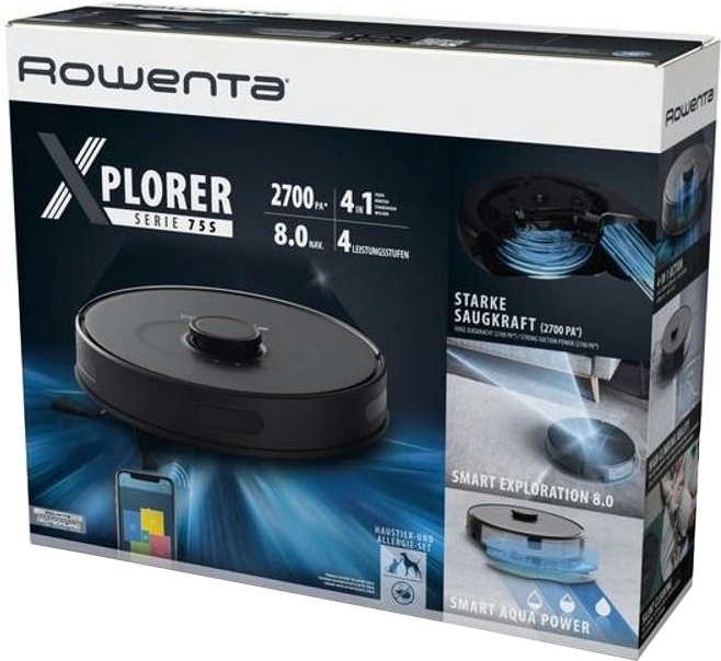 Робот-пилосос Rowenta X-Plorer Serie 75 S RR8575WHфото4