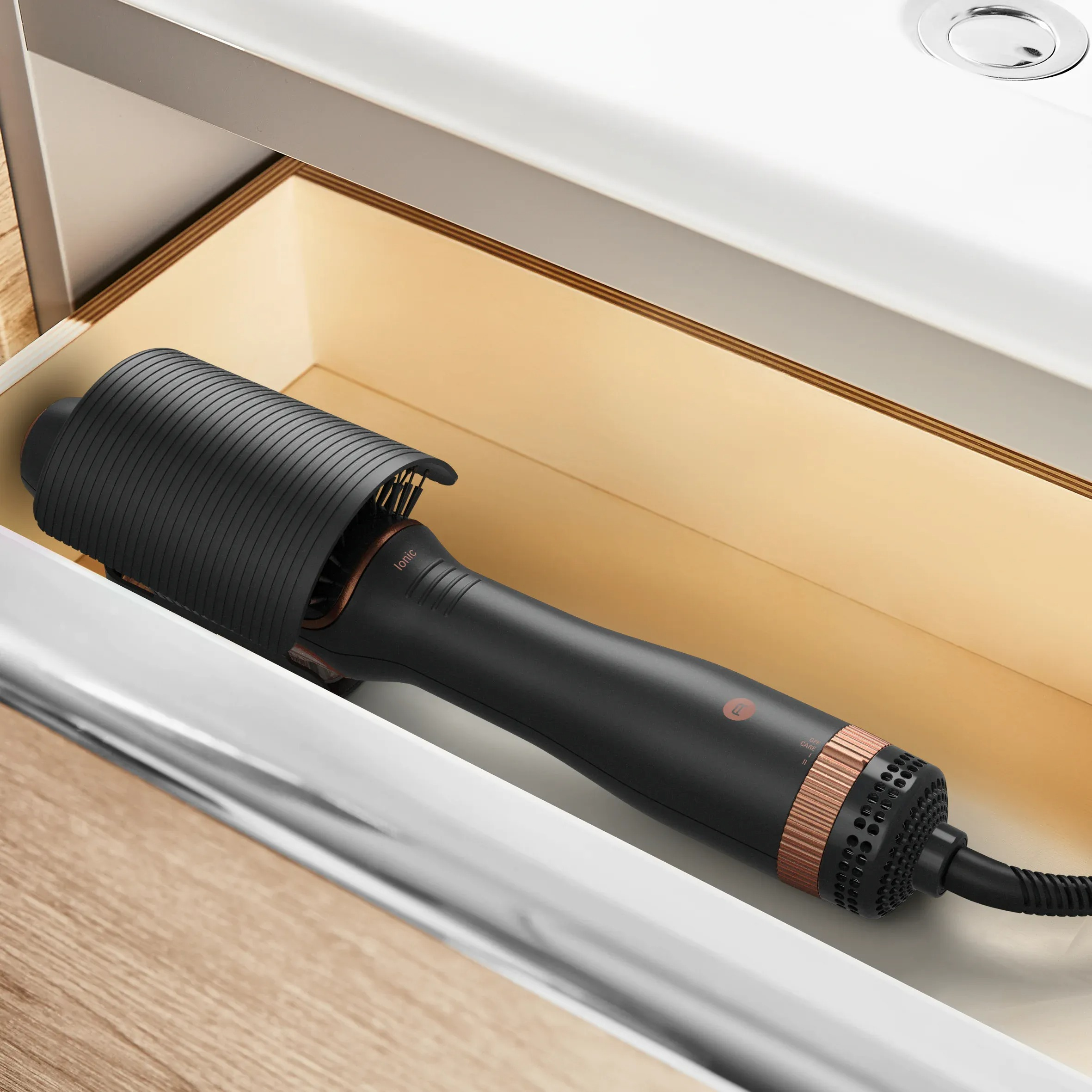 Фен-щітка Rowenta Reverso Dry&amp;Brush 2в1 CF9840F0фото