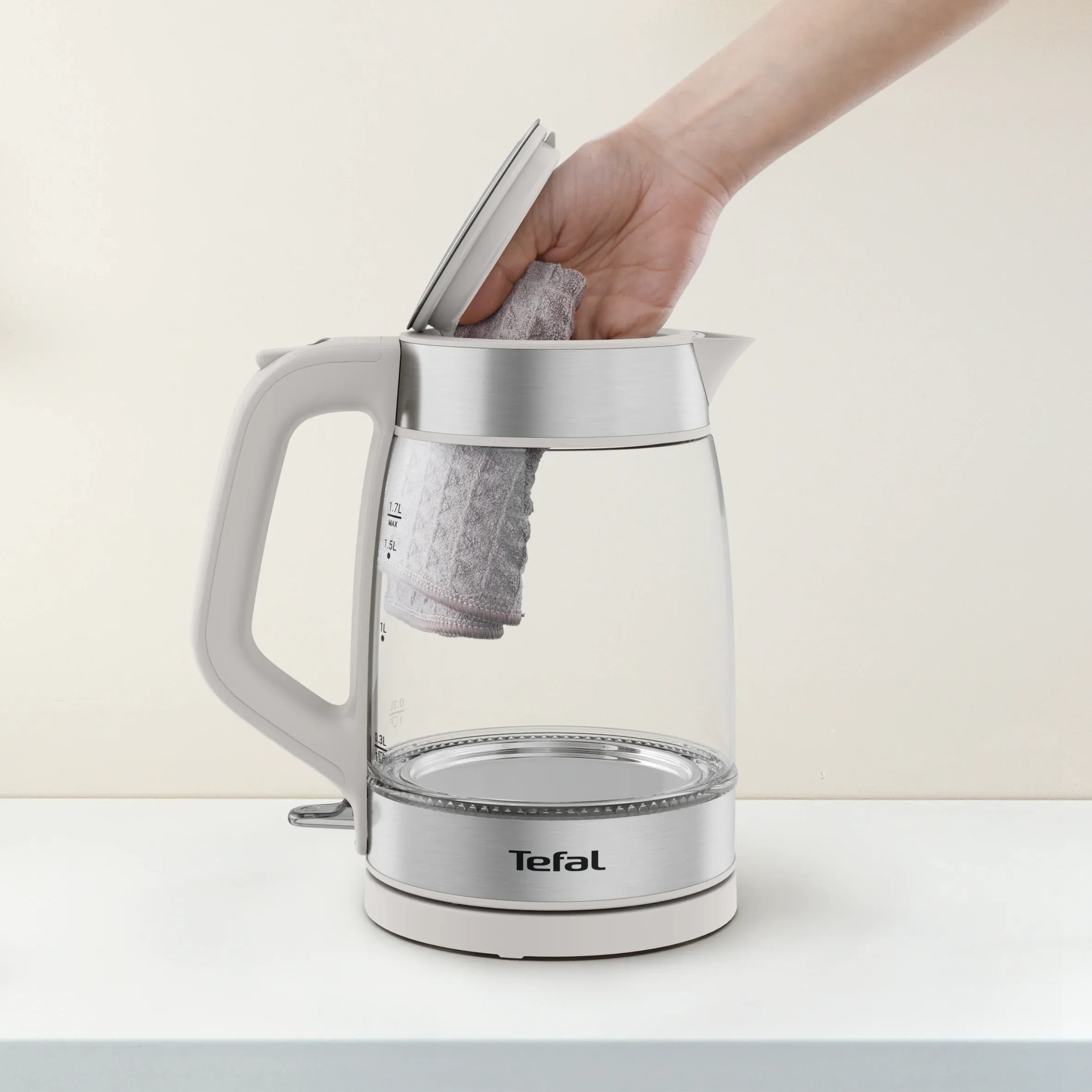 Электрочайник Tefal Glass Kettle KI605B30 фото 9