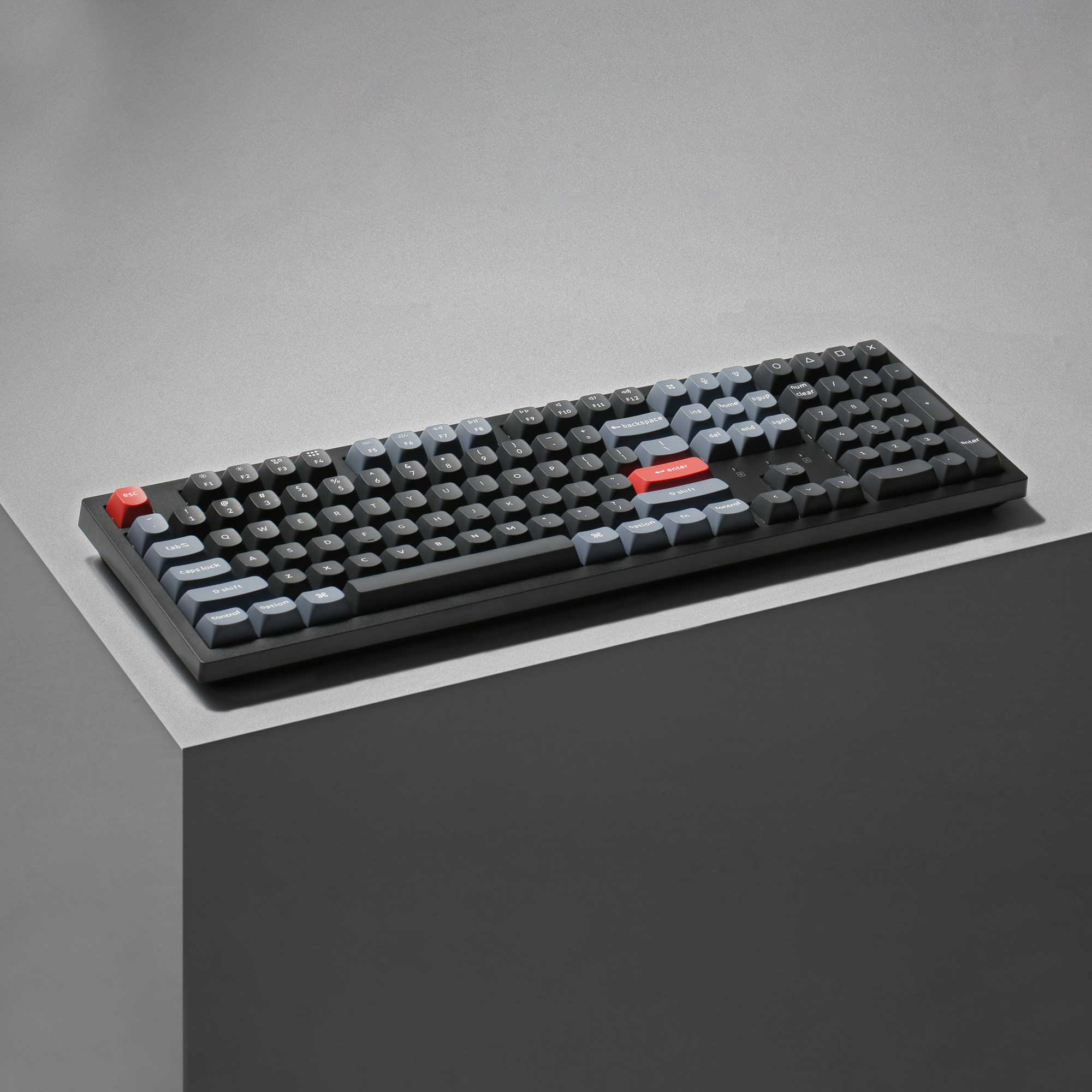 Клавиатура Keychron K10 PRO 108Key, K pro Brown, WL/BT/USB-A, QMK, EN/UKR, White Led, Black (K10P-A3-UA) фото 5