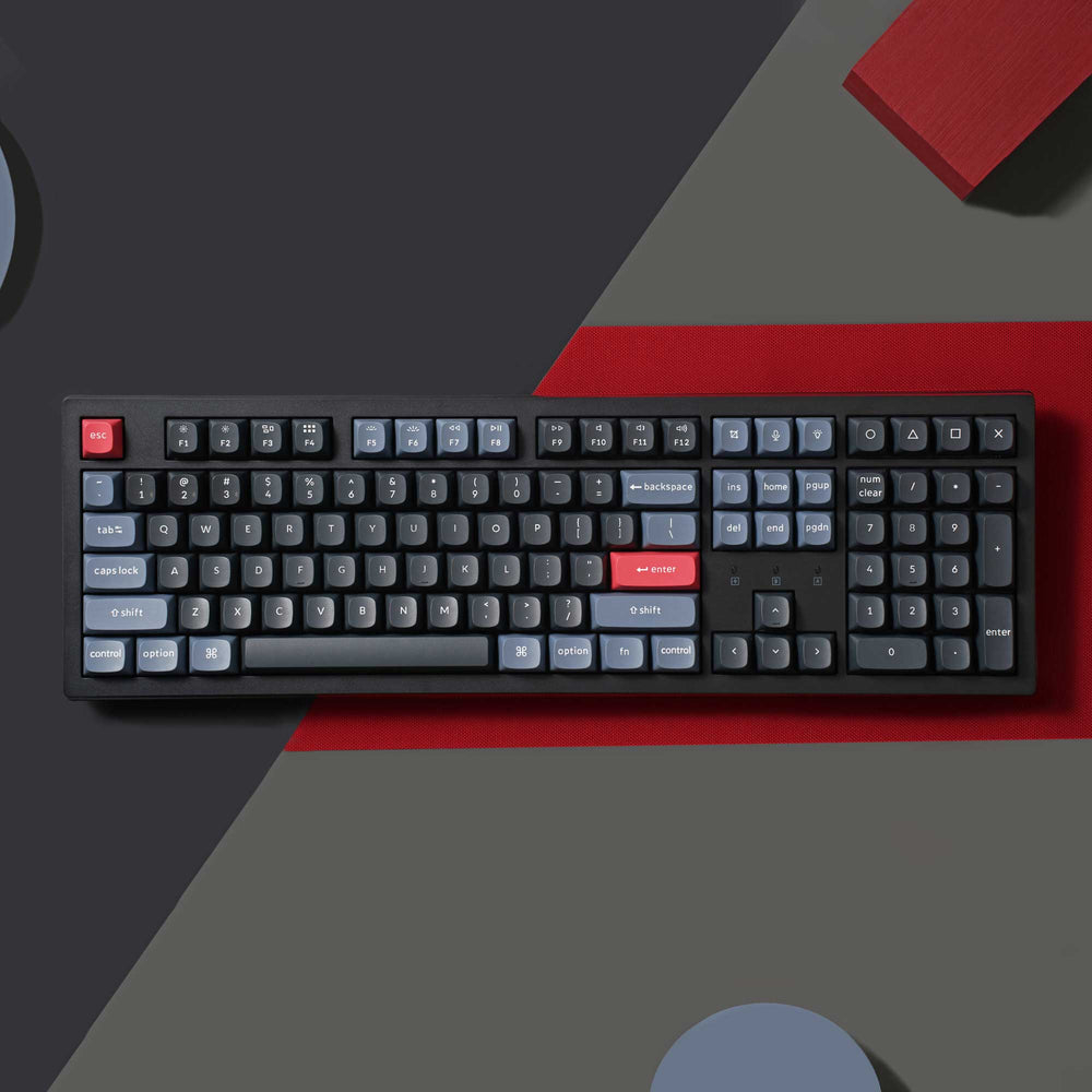 Клавиатура Keychron K10 PRO 108Key, K pro Red, WL/BT/USB-A, EN/UKR, RGB, Black (K10P-B1-UA) фото 