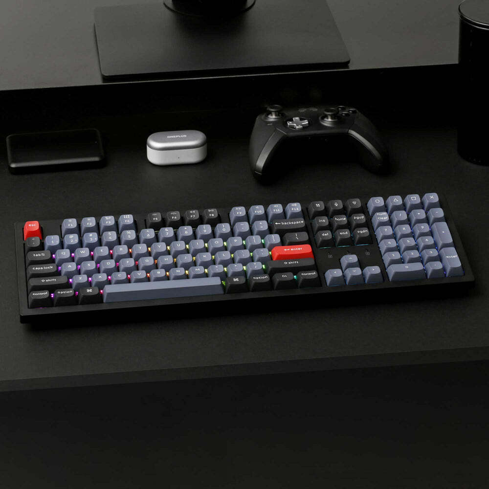 Клавиатура Keychron K10 PRO 108Key, K pro Red, WL/BT/USB-A, Hot-Swap, QMK, EN/UKR, RGB, Black (K10P-H1-UA) фото 4