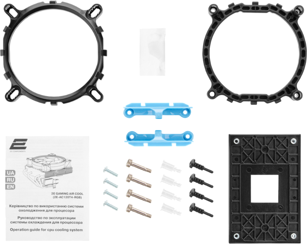Процесорний кулер 2E GAMING Air Cool (2E-AC120T4-ARGB)фото