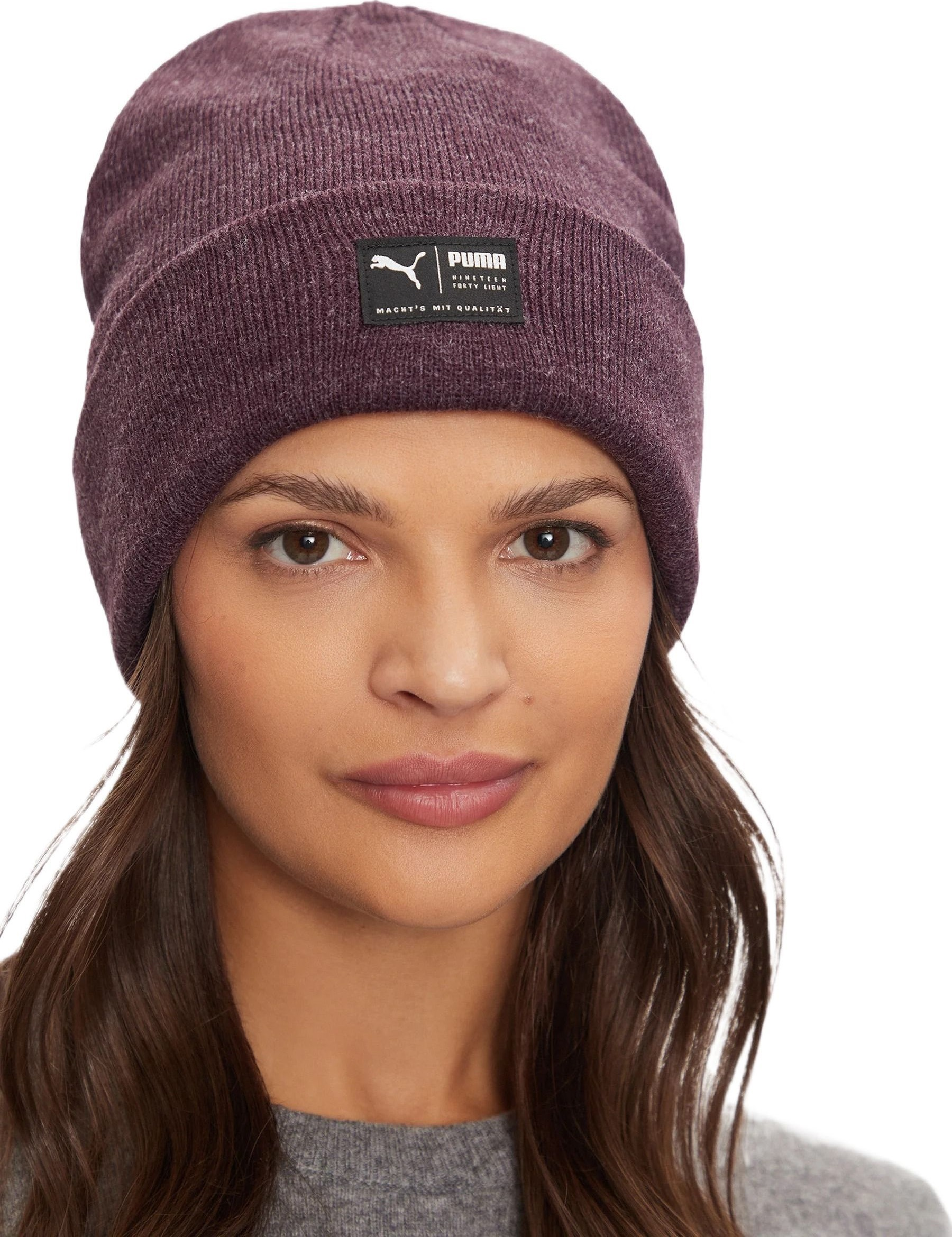 Шапка Puma Archive Heather Beanie 021739-28 Adult фіолетовафото3