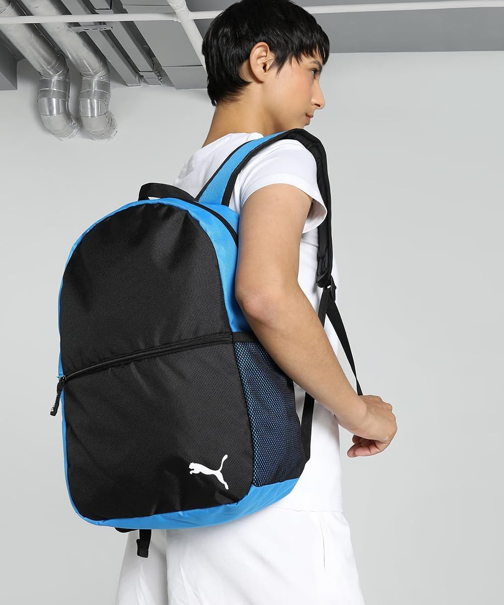 Рюкзак Puma Teamgoal Backpack Core 090238-02 OSFA черно-голубой фото 9