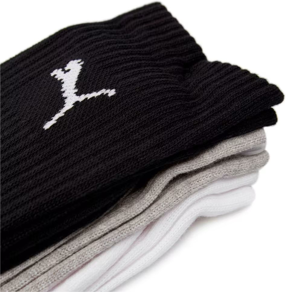 Набір шкарпеток Puma Crew Sock 3P 880355-10 35-38 чорні/сірі/біліфото2