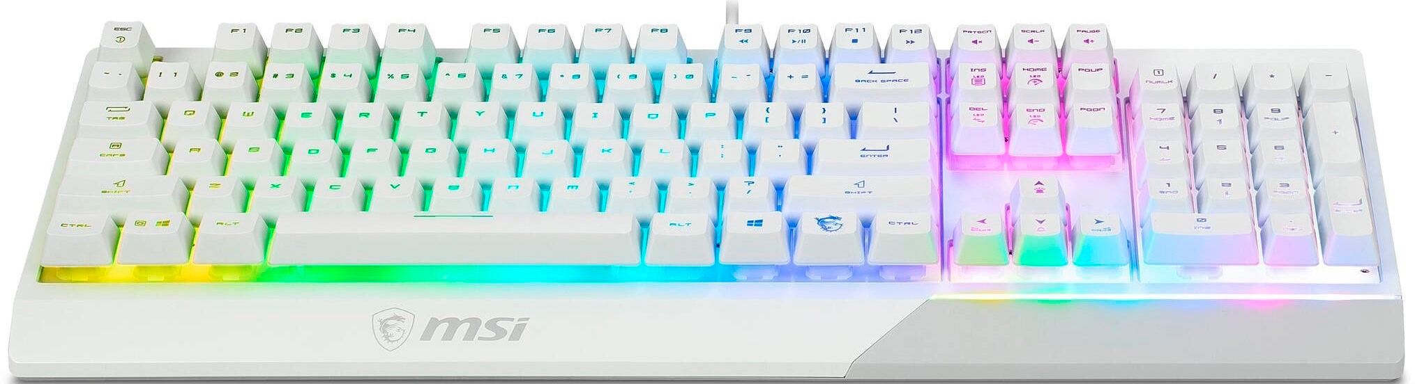 Игровая клавиатура MSI Vigor GK30 White UA (S11-04UA301-CLA) фото 4