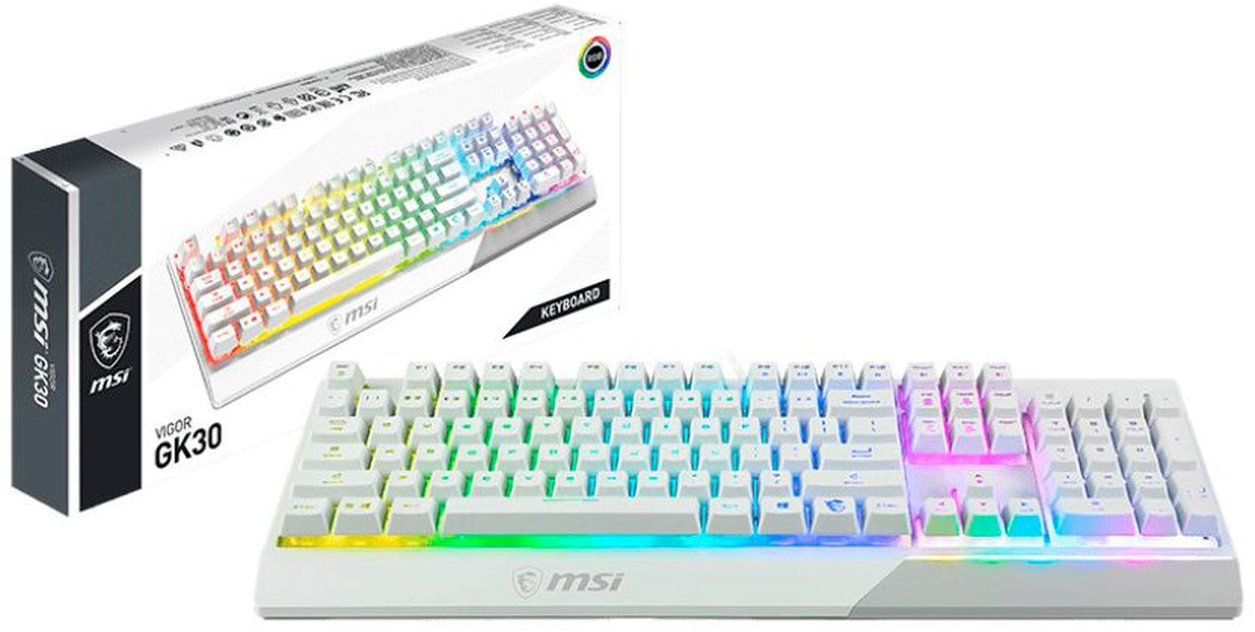 Игровая клавиатура MSI Vigor GK30 White UA (S11-04UA301-CLA) фото 9