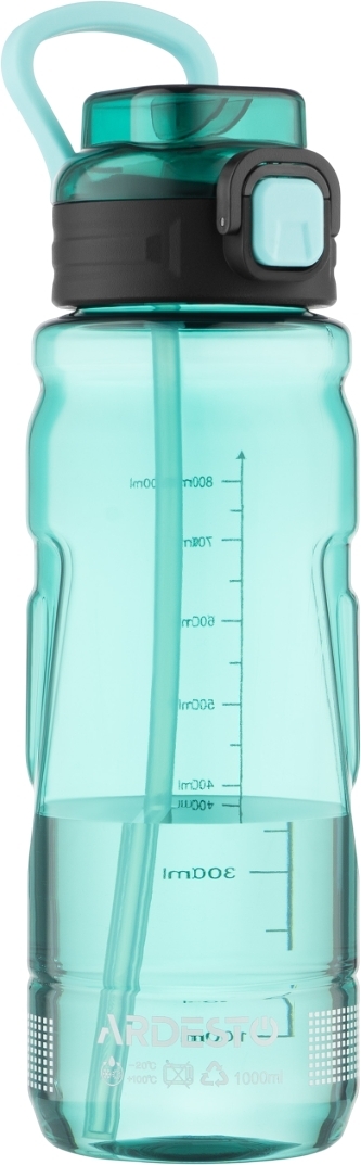 Пляшка для води ARDESTO Sport 1000мл, зелений (AR2210EB)фото4