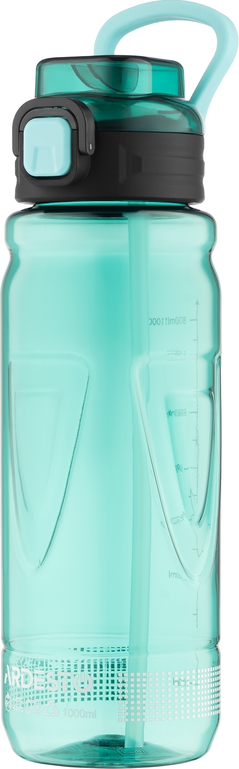 Пляшка для води ARDESTO Sport 1000мл, зелений (AR2210EB)фото6