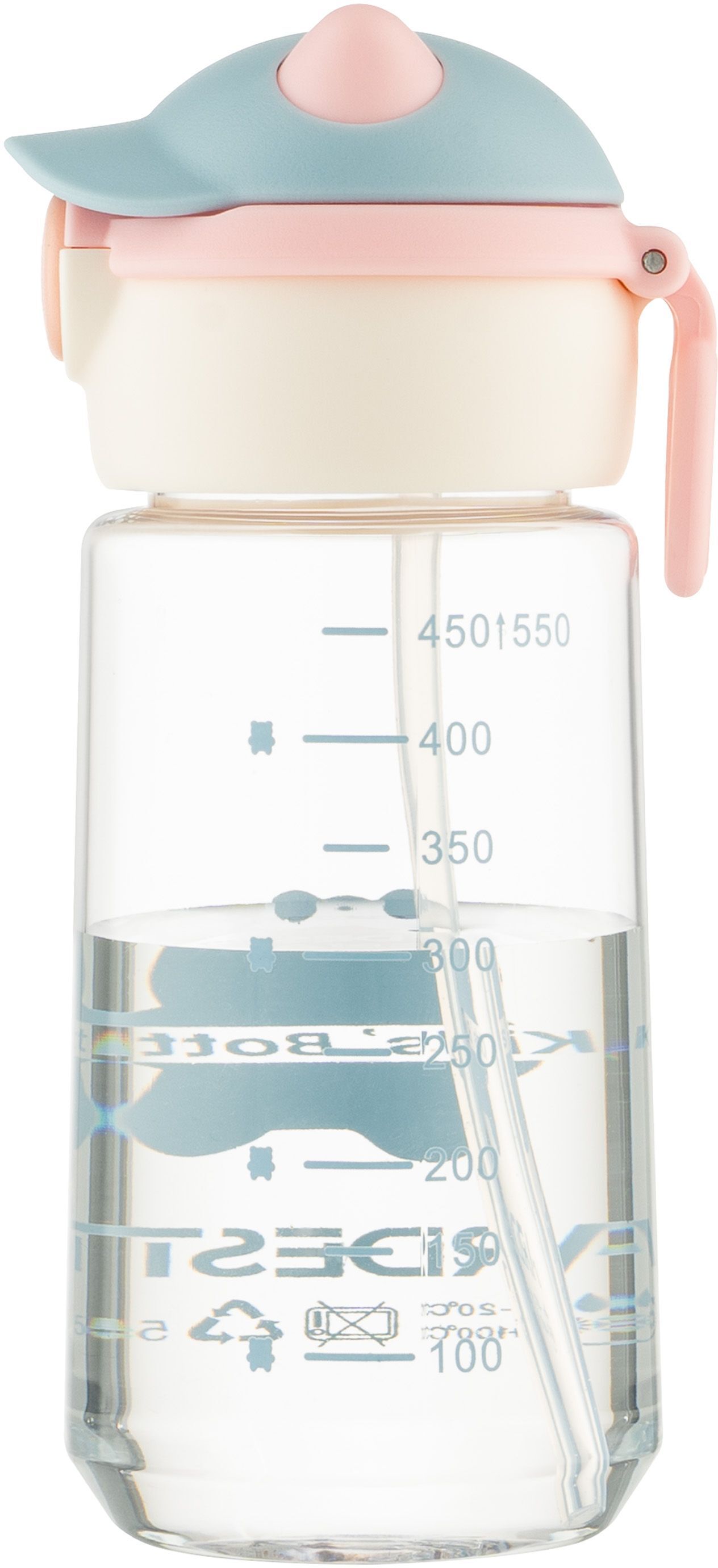 Бутылка для воды Ardesto Bear 550мл, розовый (AR2255BB) фото 5