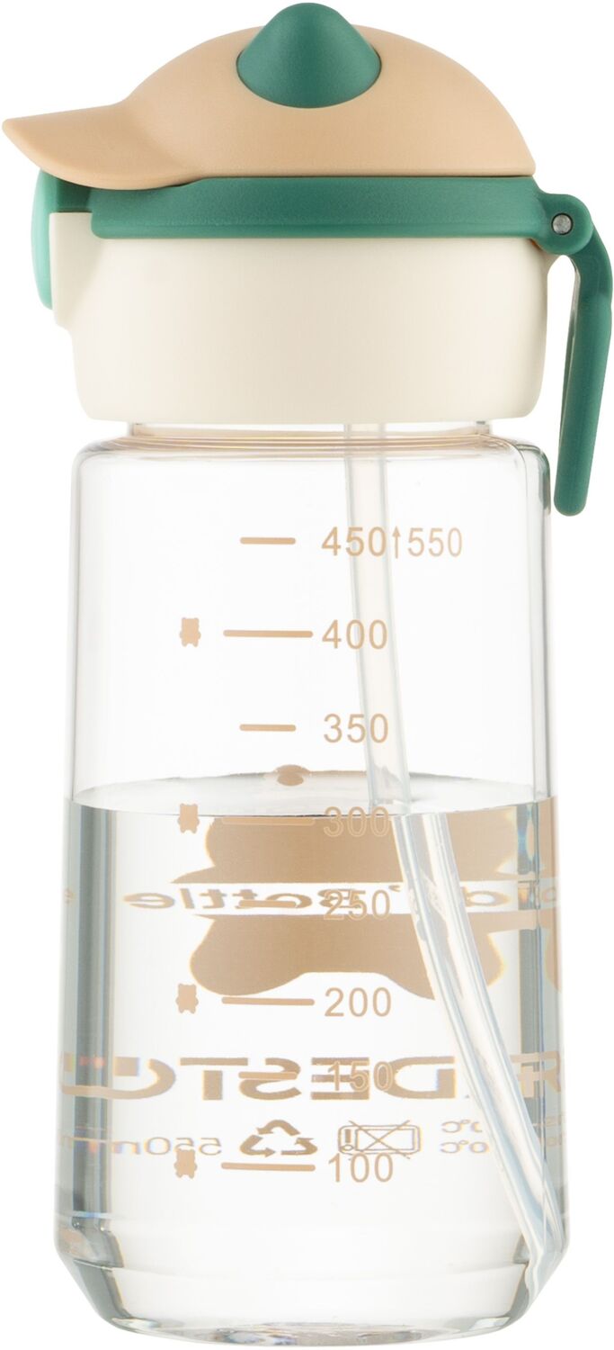 Пляшка для води Ardesto Bear 550мл, зелений (AR2255BE)фото