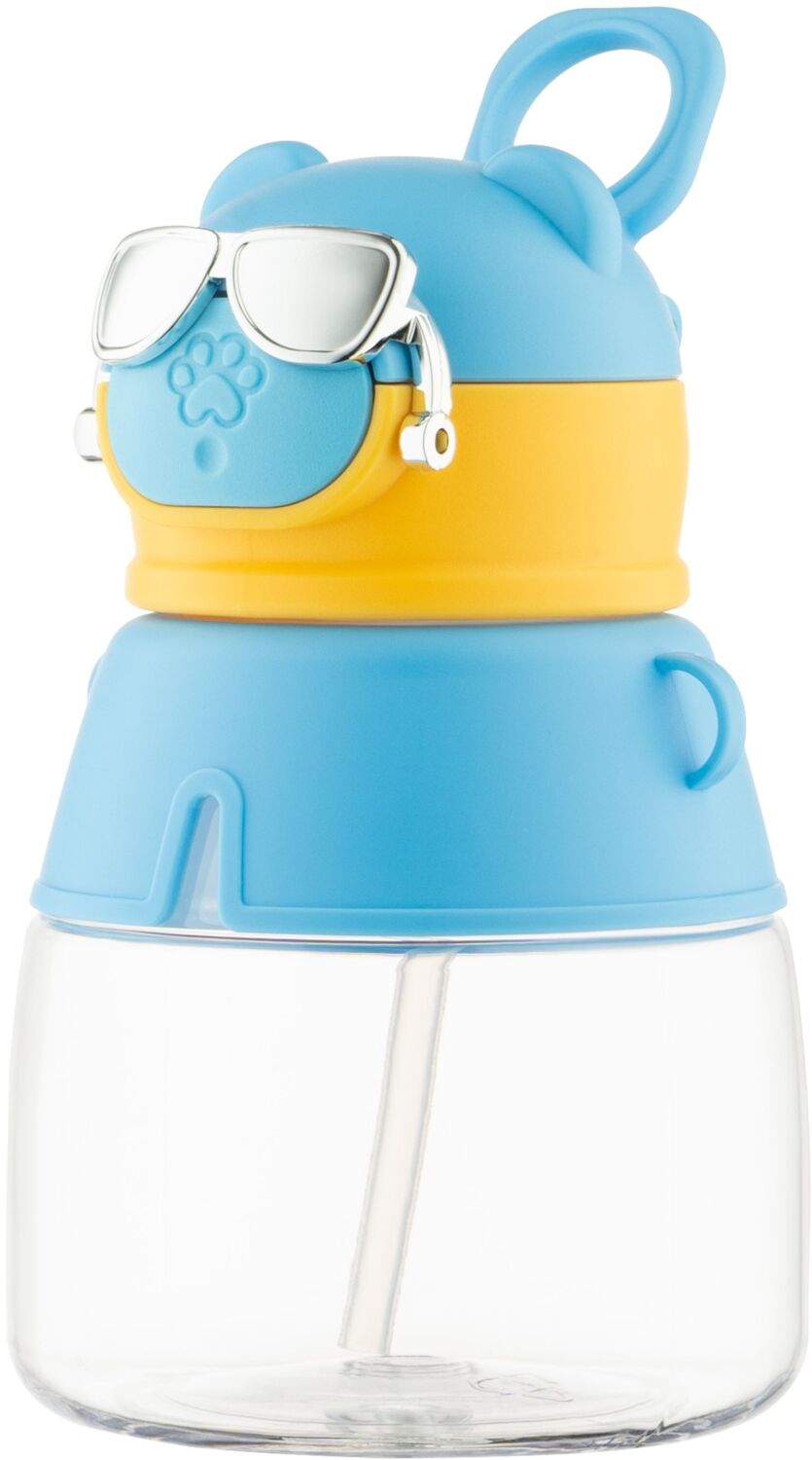 Пляшка для води Ardesto Space 550мл, блакитний (AR2255SB)фото