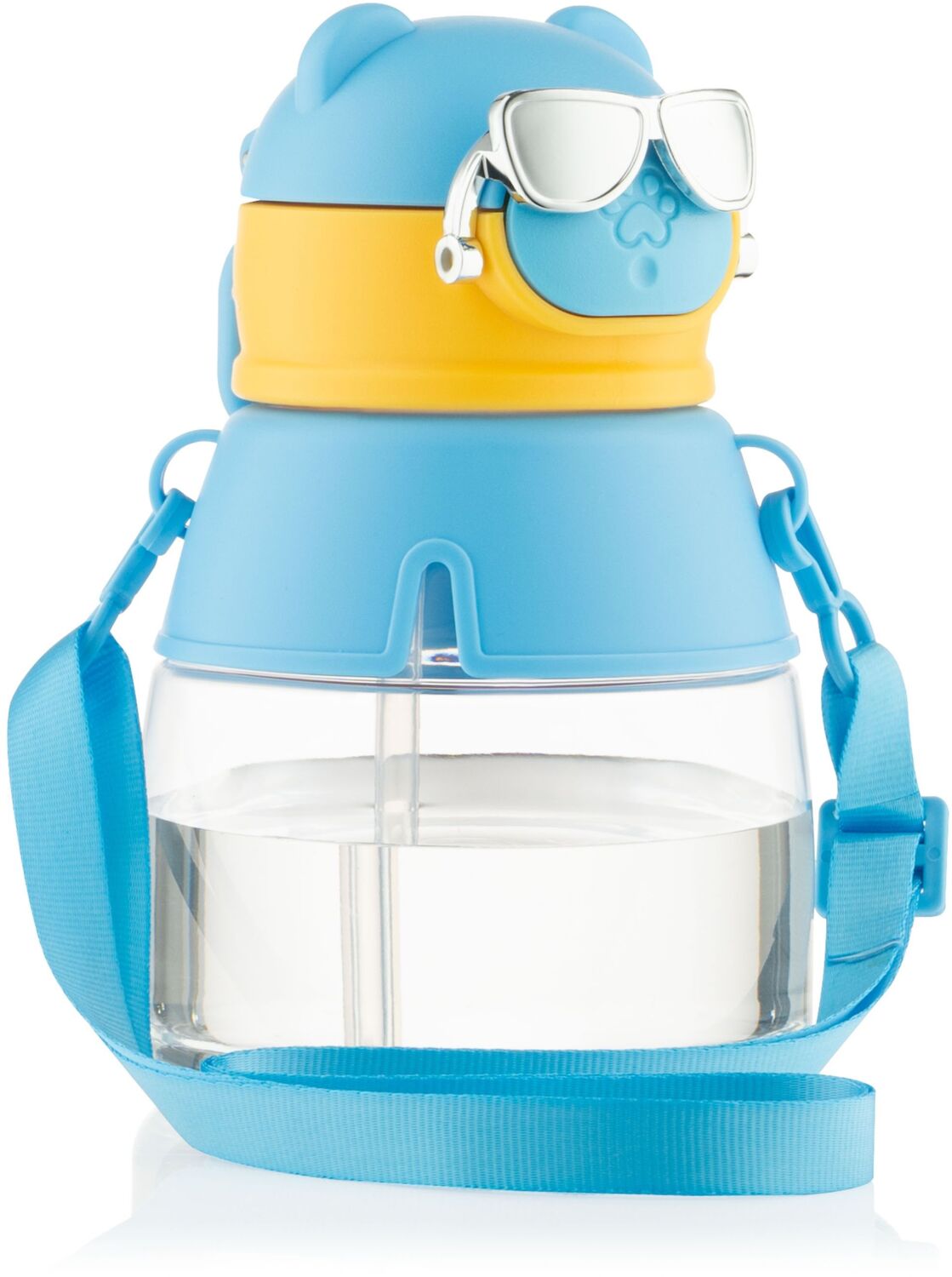 Пляшка для води Ardesto Space 550мл, блакитний (AR2255SB)фото