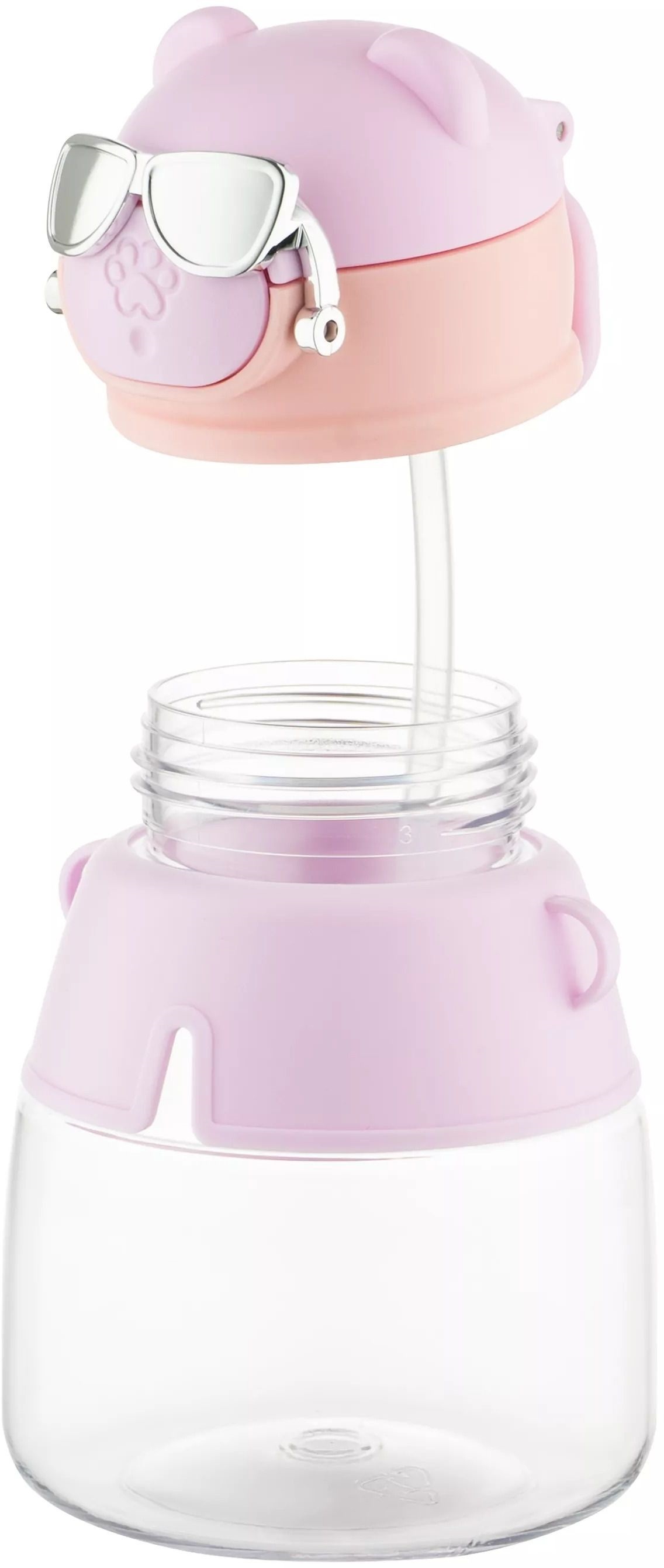 Пляшка для води Ardesto Space 550мл, рожевий (AR2255SP)фото5