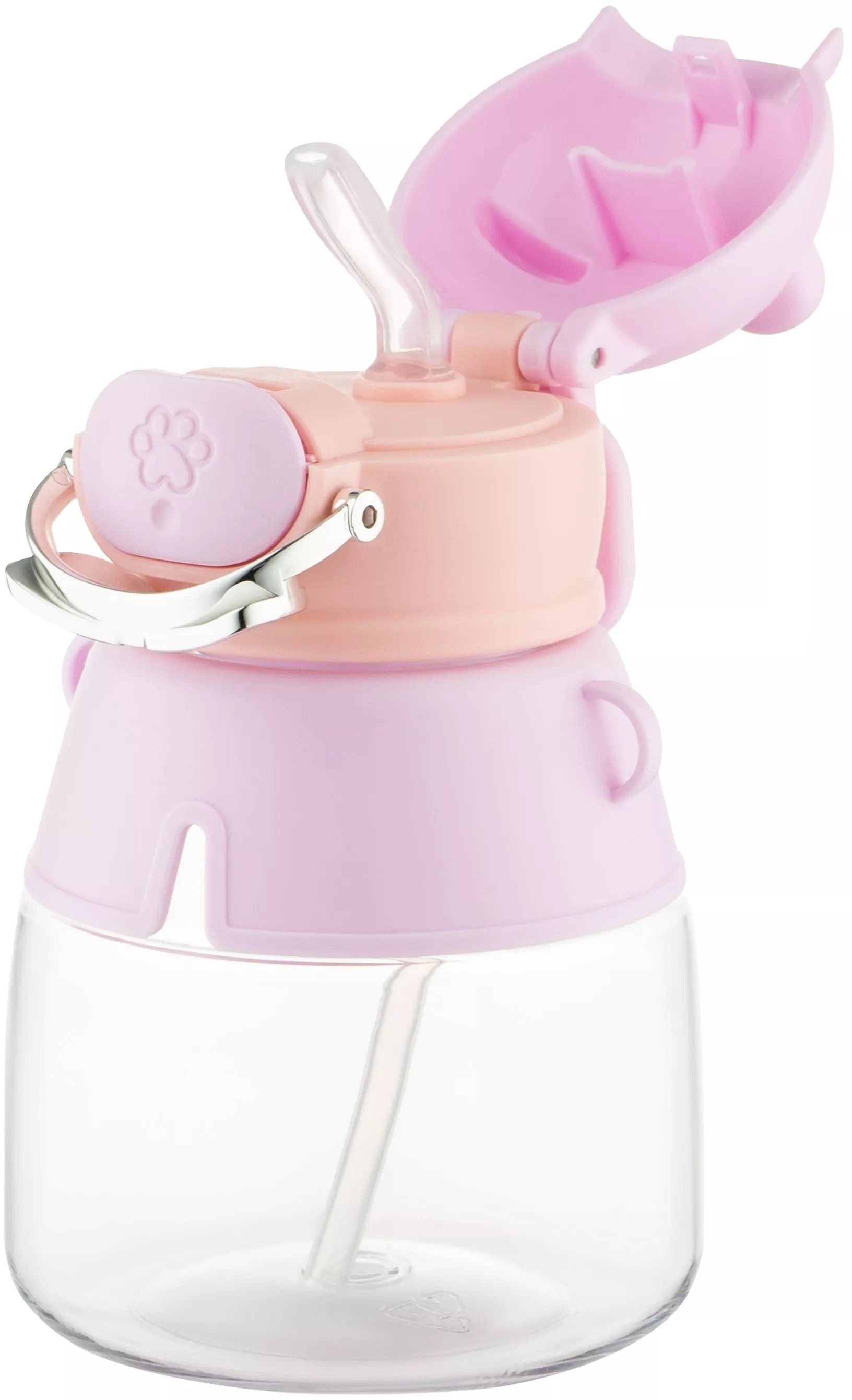 Пляшка для води Ardesto Space 550мл, рожевий (AR2255SP)фото4