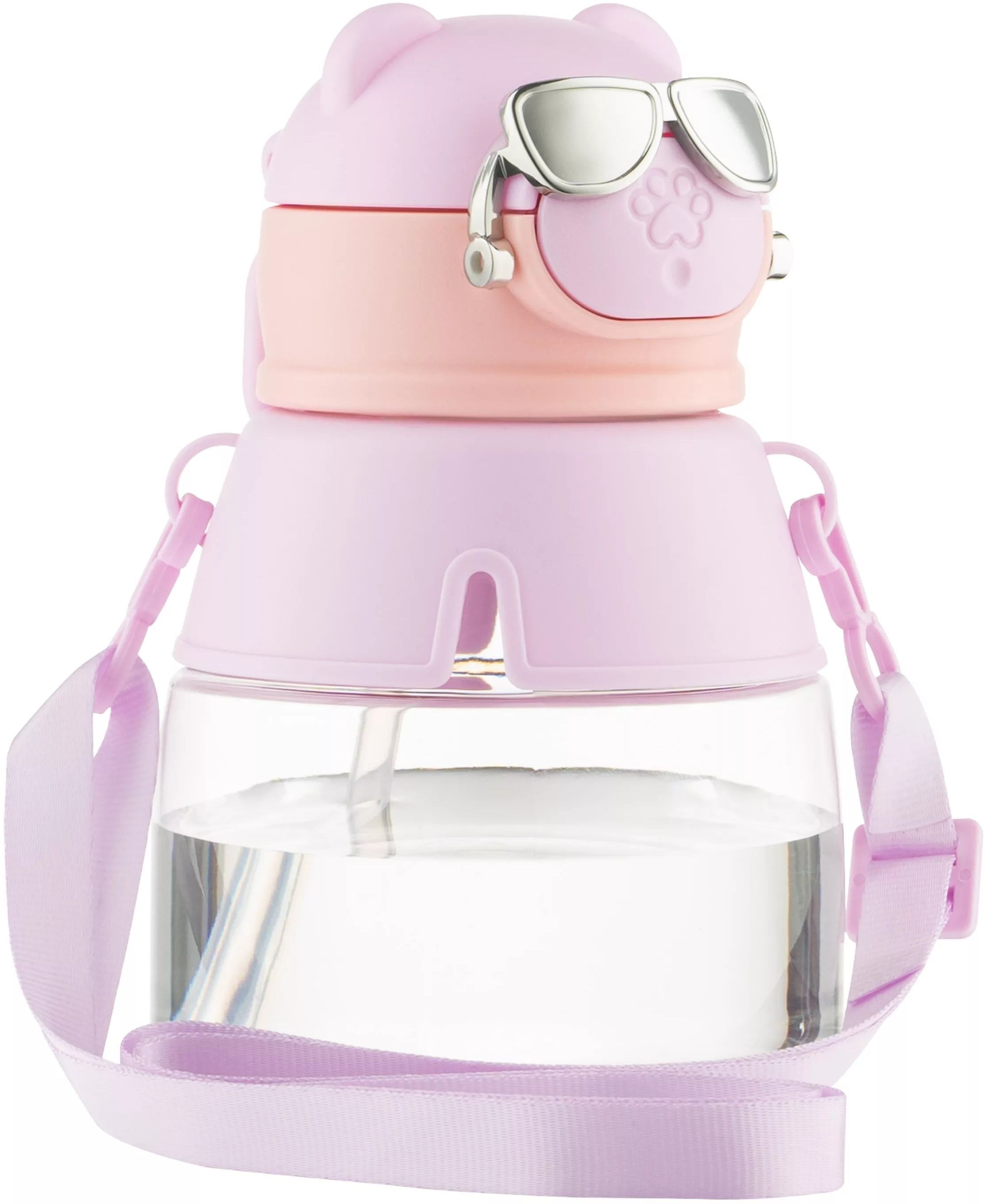 Пляшка для води Ardesto Space 550мл, рожевий (AR2255SP)фото3