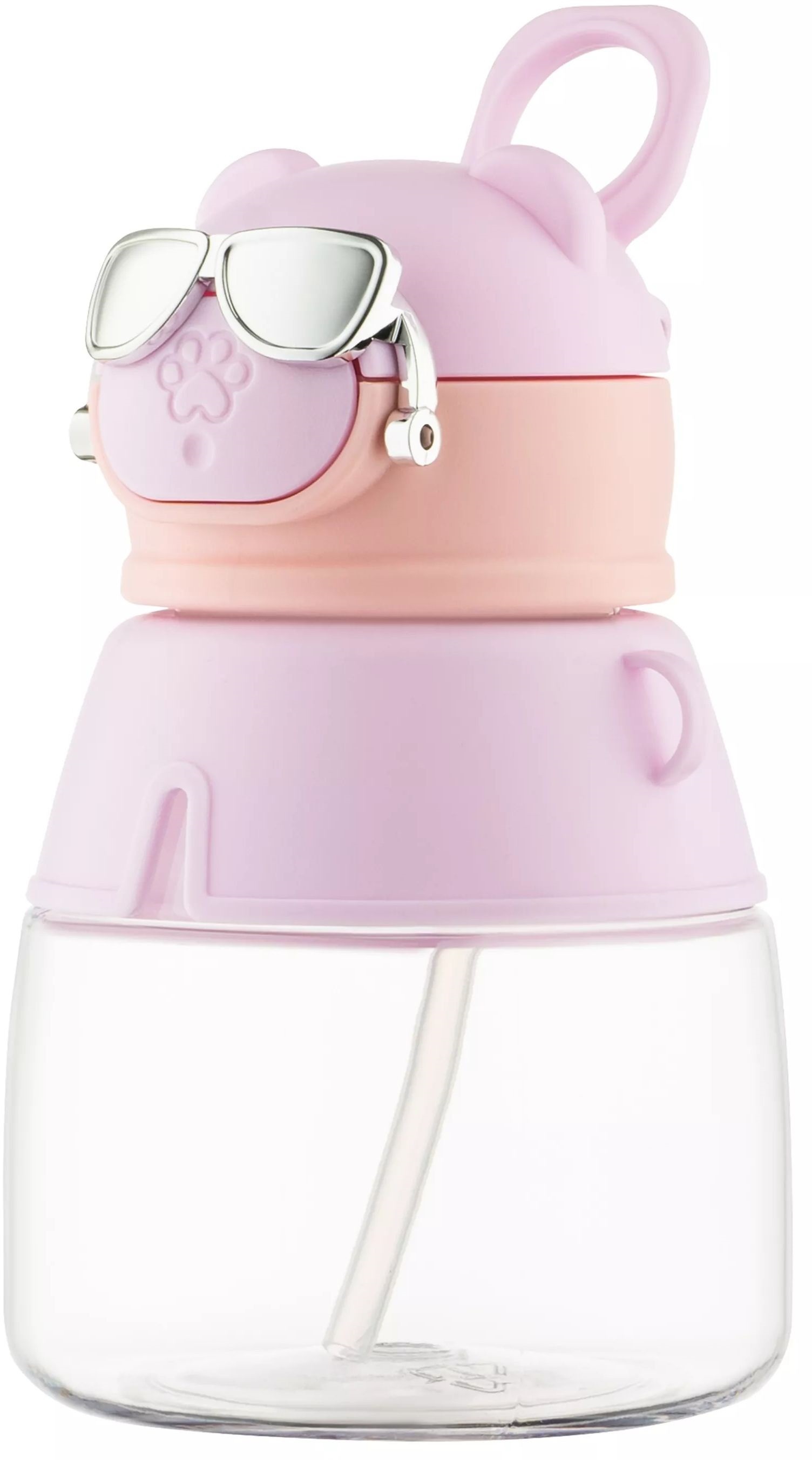 Пляшка для води Ardesto Space 550мл, рожевий (AR2255SP)фото2