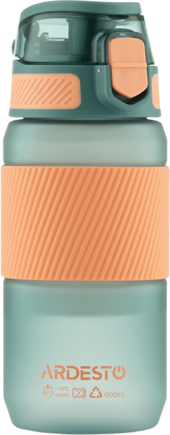 Пляшка для води ARDESTO Spring 600мл, зелений (AR2260SE)фото