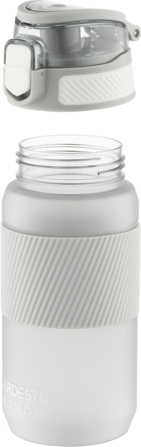 Пляшка для води ARDESTO Spring 600мл, сірий (AR2260SG)фото