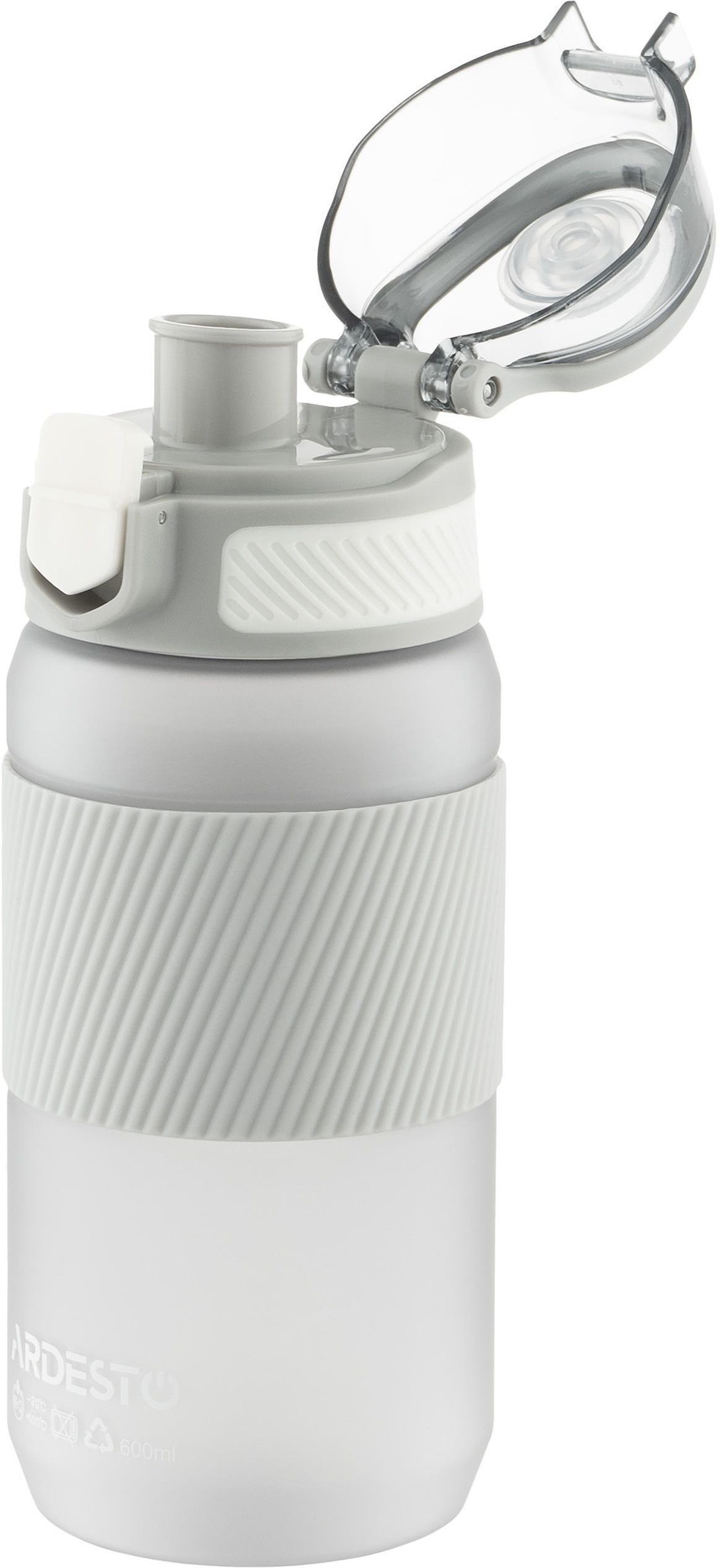 Пляшка для води ARDESTO Spring 600мл, сірий (AR2260SG)фото3