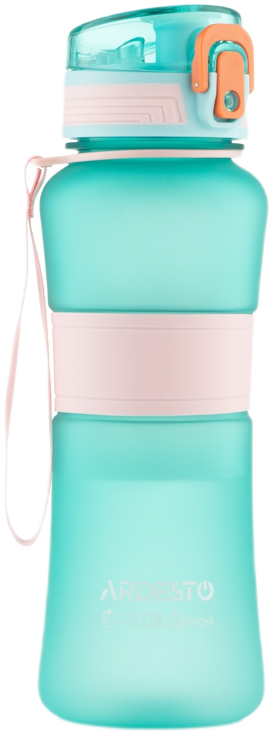 Пляшка для води ARDESTO Balance 650мл, блакитний (AR2265BB)фото